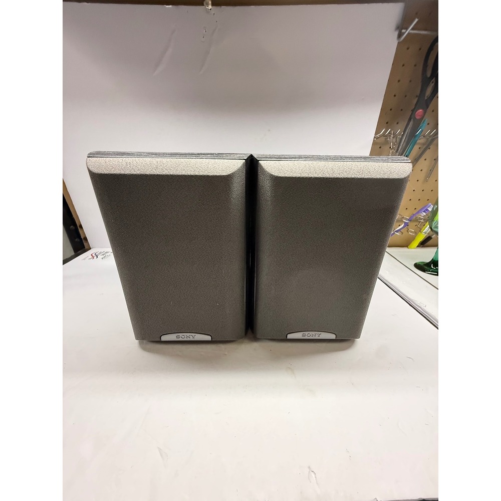 Sony SS-MB150H Bookshelf Speakers Pair Black Wood Grain 120W